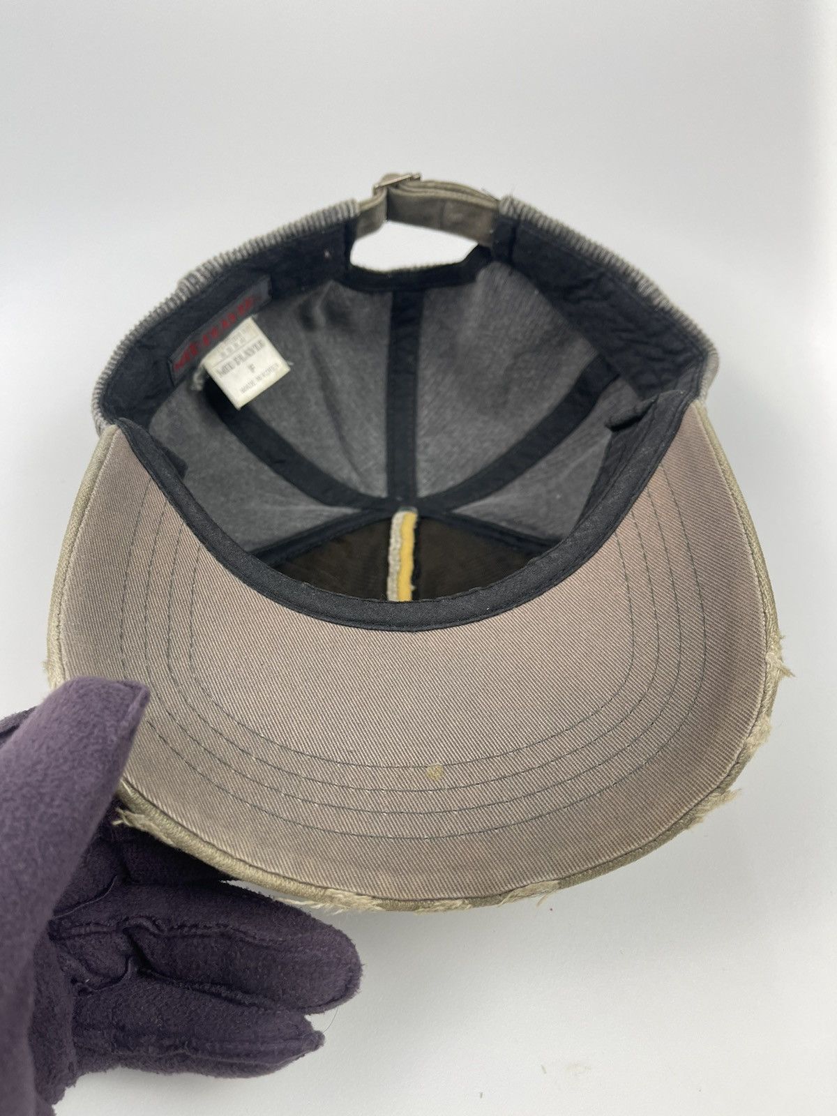 Japanese Brand Boston Coduroy Distressed Style Hat Cap Size ONE SIZE - 10 Thumbnail