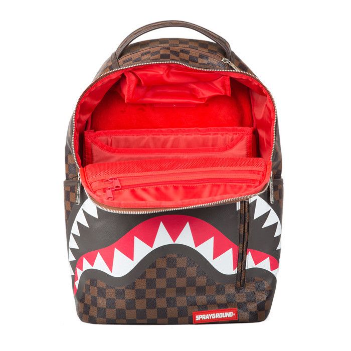 Sprayground Sharks In Paris Dlx Backpack in Brown for Men