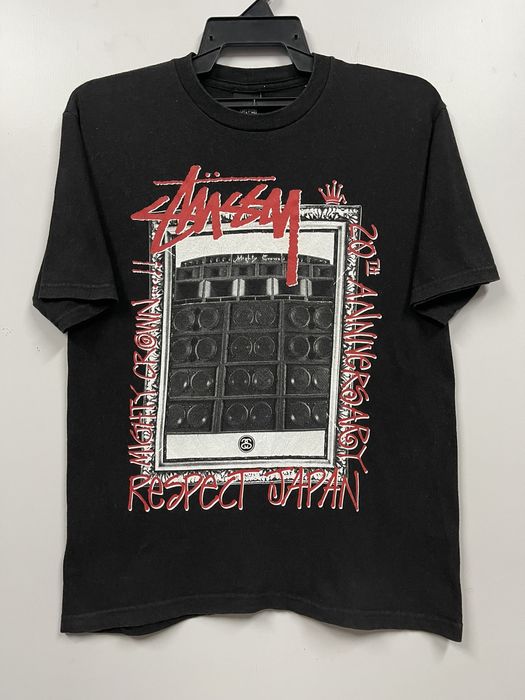 Vintage Vintage Stussy 20 Anniversary Mighty Crown T Shirt | Grailed