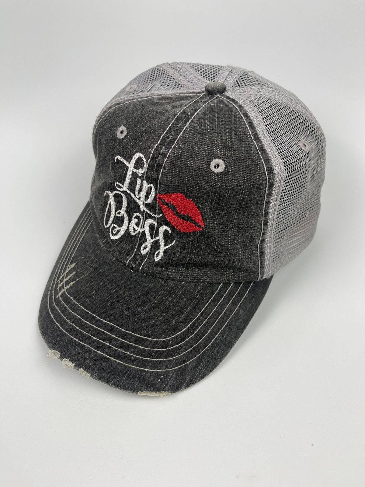 If Six Was Nine Rare Lip Boss Trucker Hat Size ONE SIZE - 1 Thumbnail