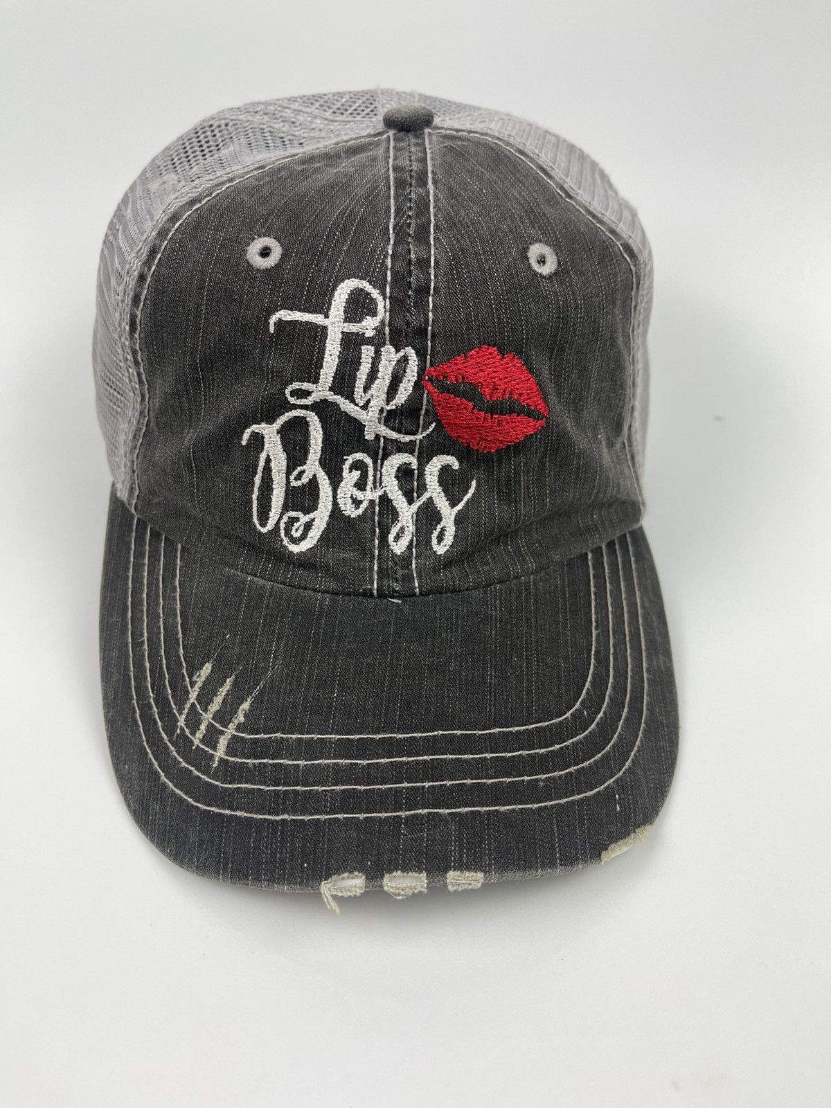 If Six Was Nine Rare Lip Boss Trucker Hat Size ONE SIZE - 2 Thumbnail