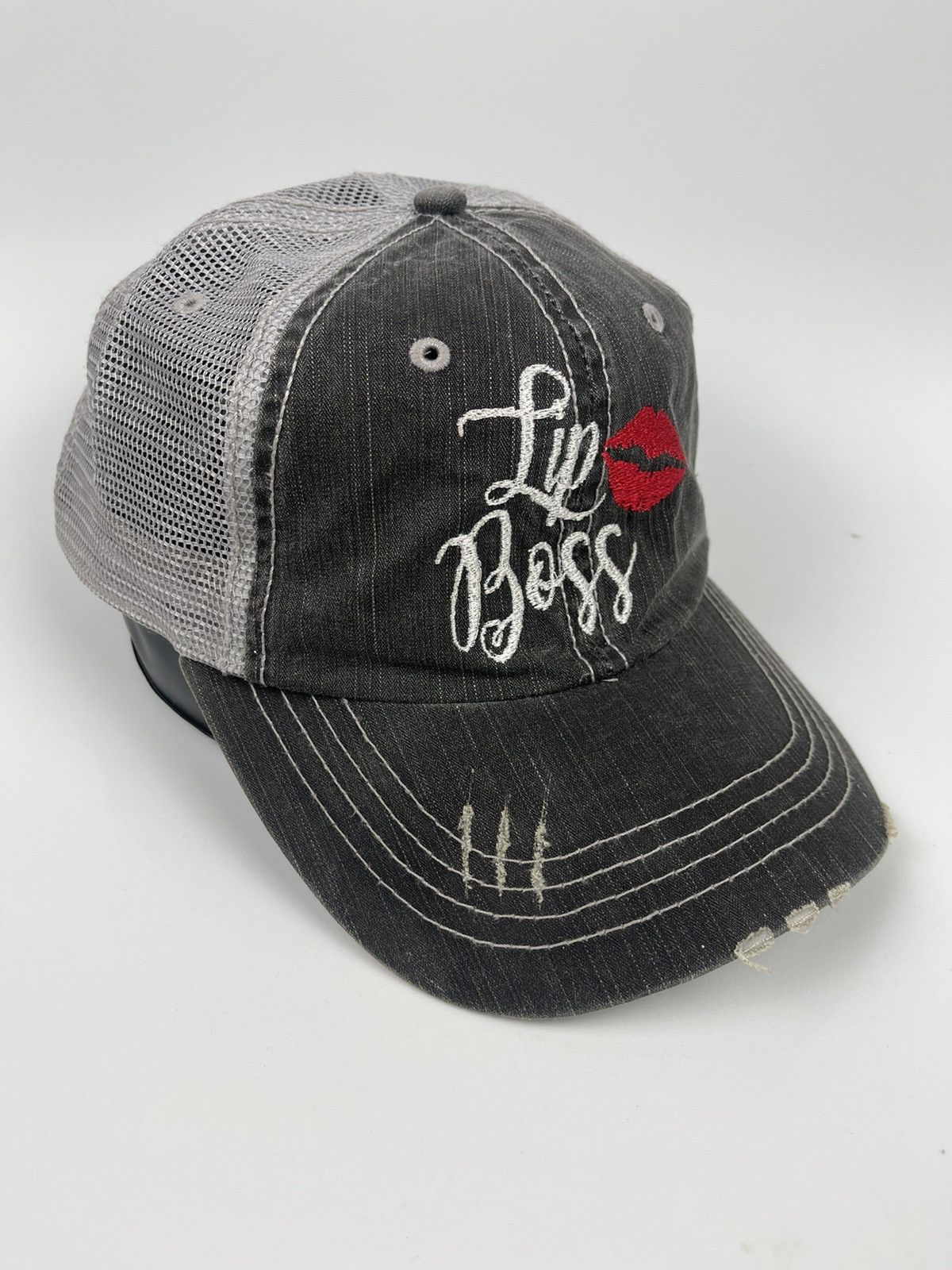 If Six Was Nine Rare Lip Boss Trucker Hat Size ONE SIZE - 3 Thumbnail