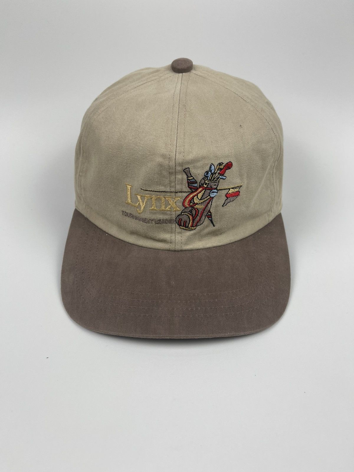 Japanese Brand Vintage Lynx Tournament Leader Golf Hat made in japan Size ONE SIZE - 2 Thumbnail
