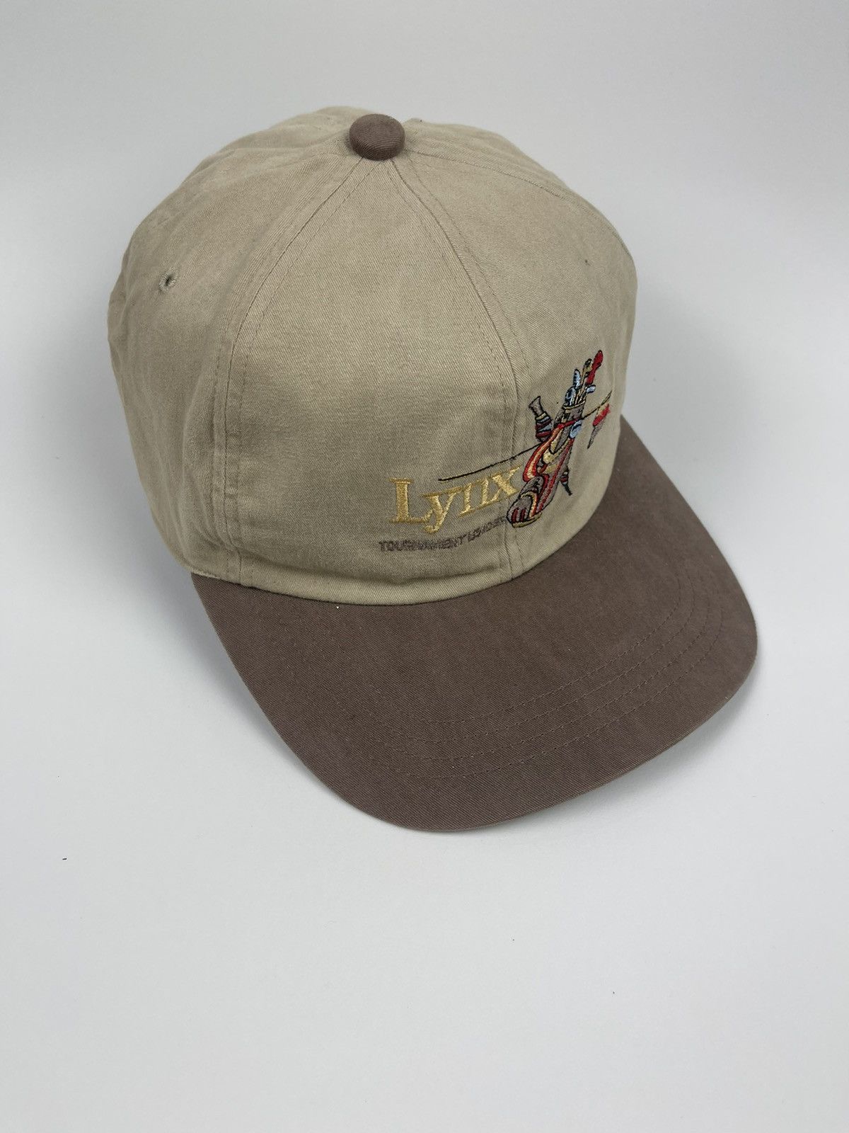 Japanese Brand Vintage Lynx Tournament Leader Golf Hat made in japan Size ONE SIZE - 3 Thumbnail