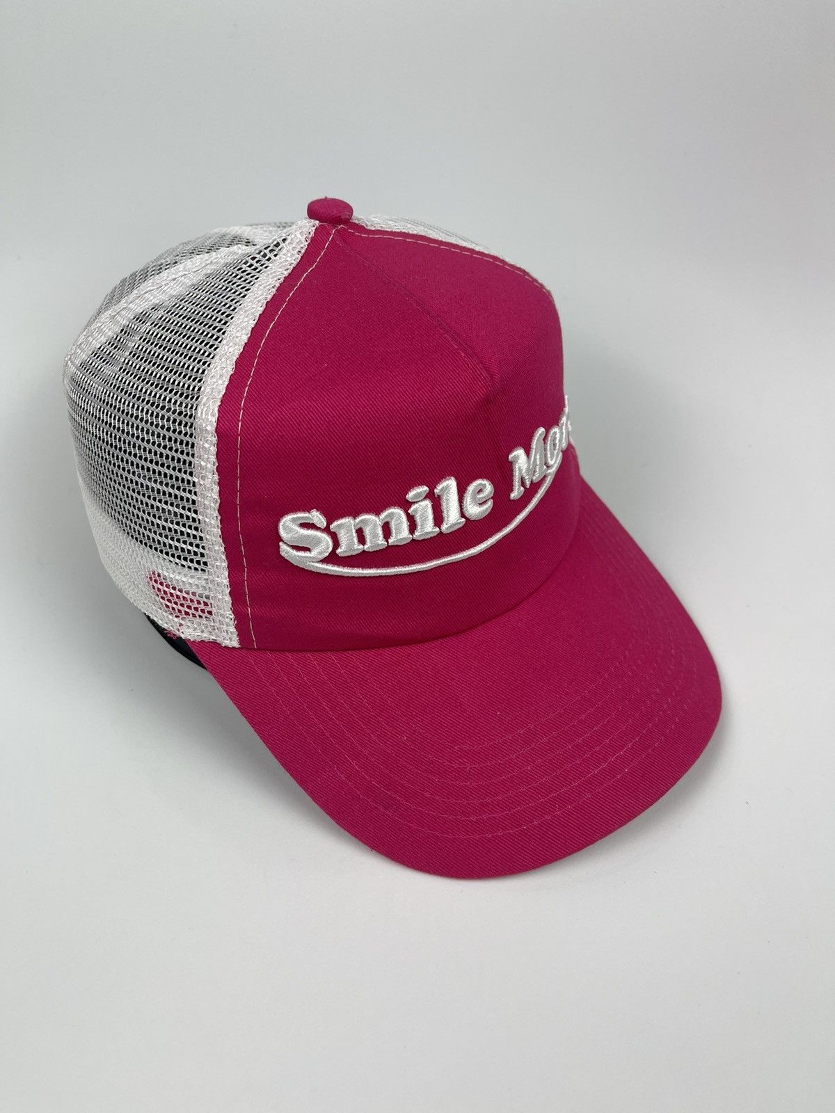 Hat Club Smile More pink Trucker Hat Size ONE SIZE - 3 Thumbnail