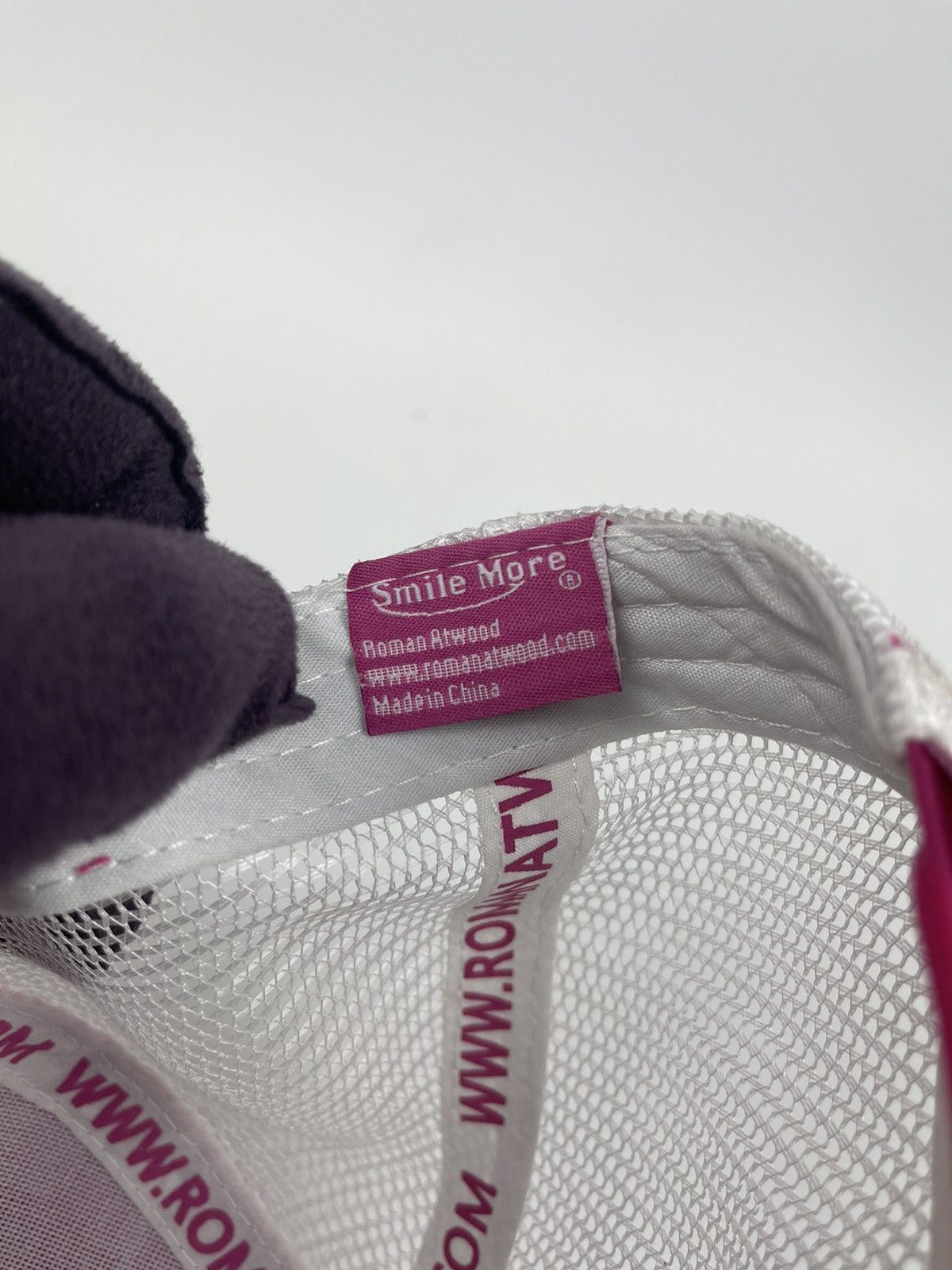 Hat Club Smile More pink Trucker Hat Size ONE SIZE - 13 Thumbnail
