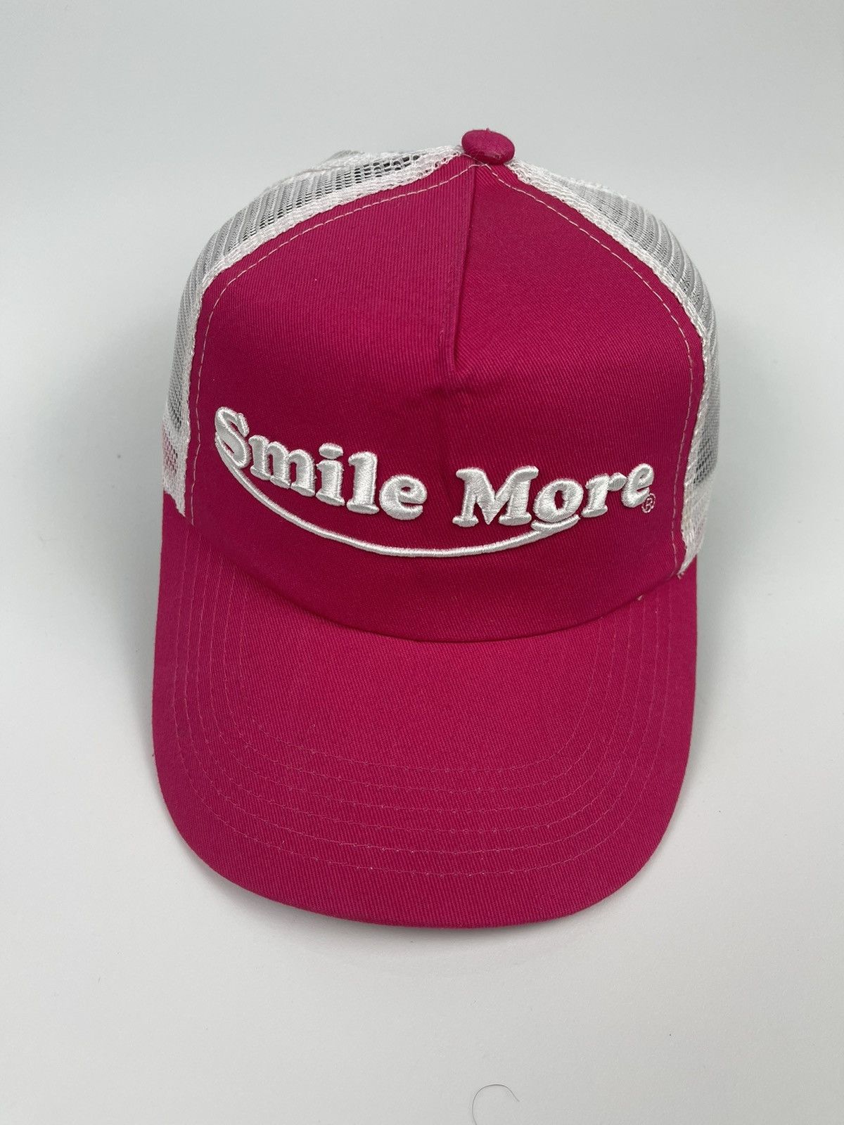 Hat Club Smile More pink Trucker Hat Size ONE SIZE - 2 Thumbnail