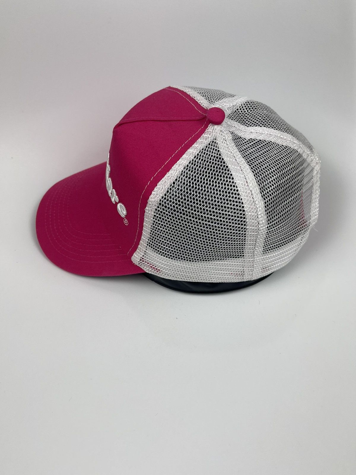 Hat Club Smile More pink Trucker Hat Size ONE SIZE - 5 Thumbnail