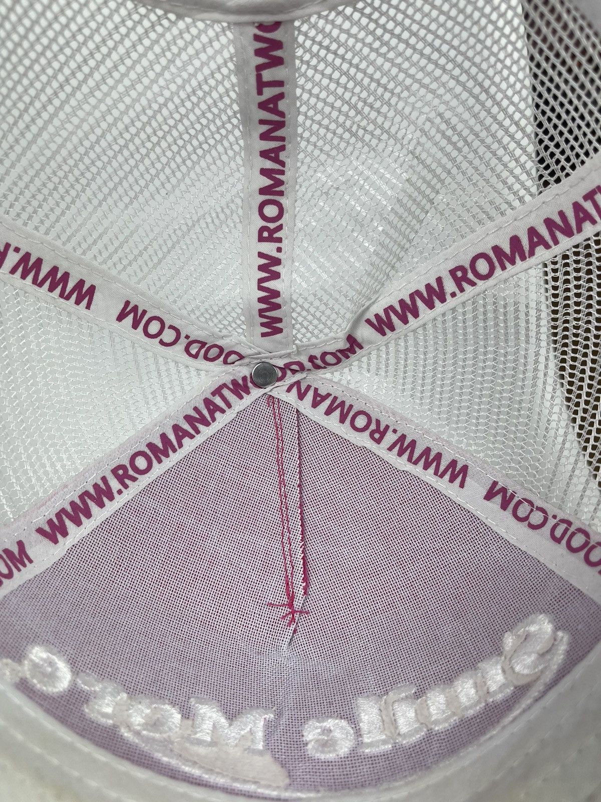 Hat Club Smile More pink Trucker Hat Size ONE SIZE - 11 Thumbnail