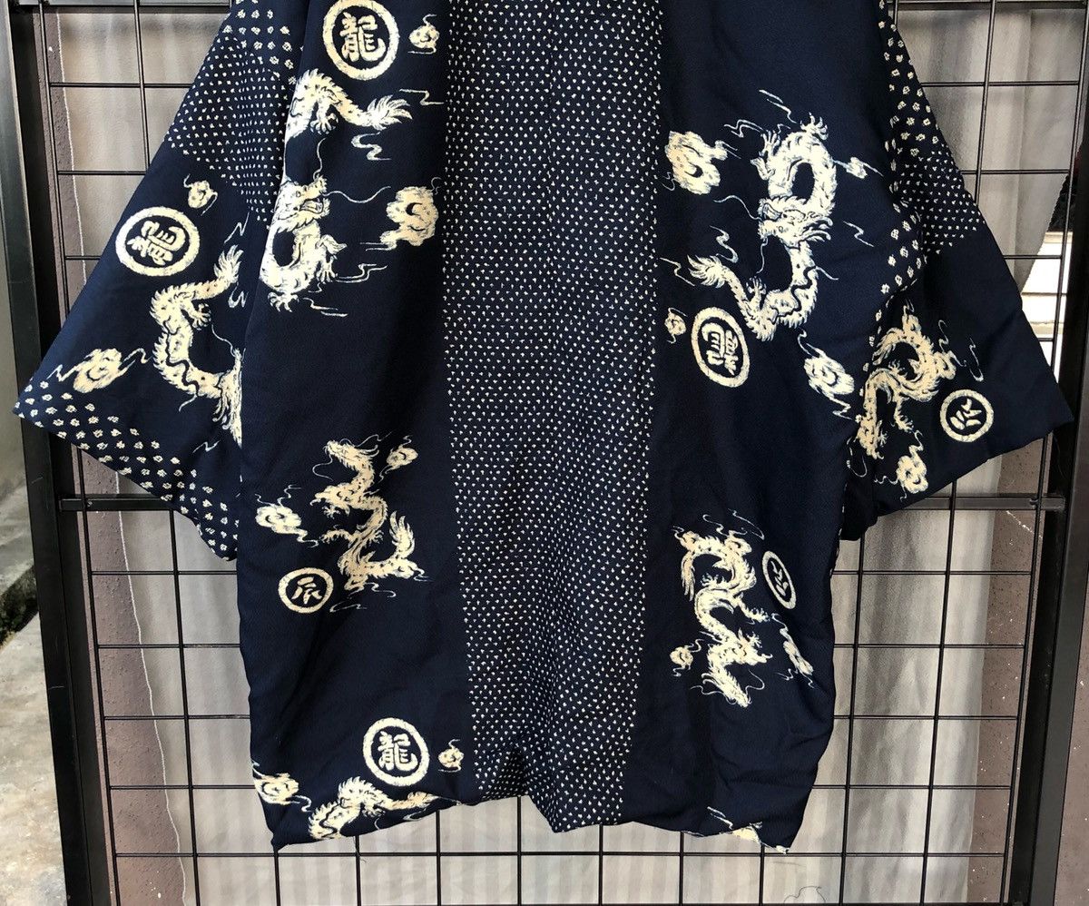 Sanjuro Dragon Hanten Kimono Down Jacket