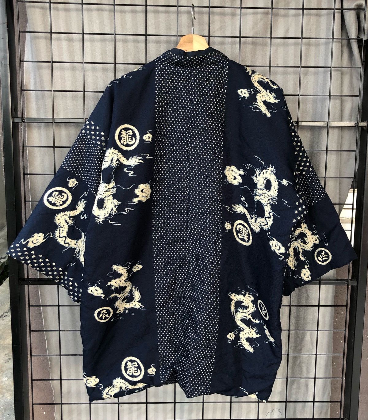 Sanjuro Dragon Hanten Kimono Down Jacket