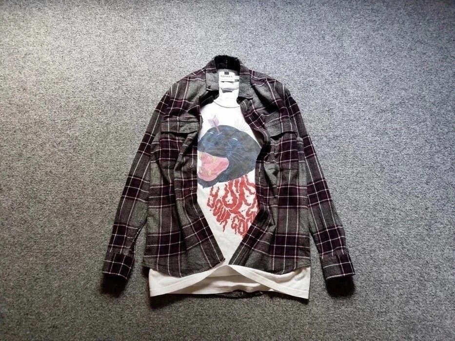 Flannel Vintage flannel shirt Travis Scott style Size US S / EU 44-46 / 1 - 2 Thumbnail