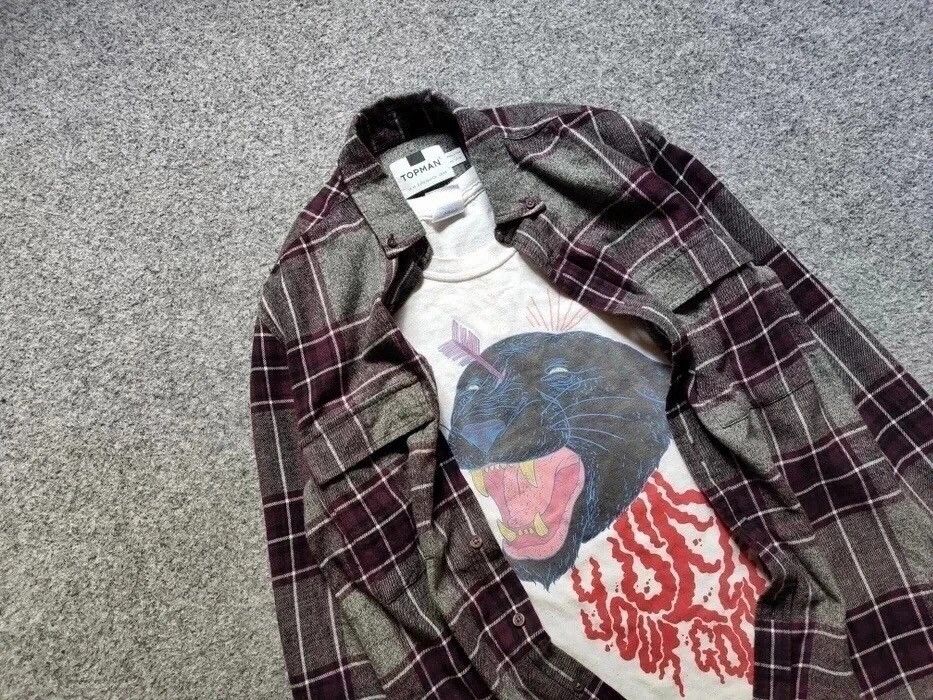 Flannel Vintage flannel shirt Travis Scott style Size US S / EU 44-46 / 1 - 6 Thumbnail