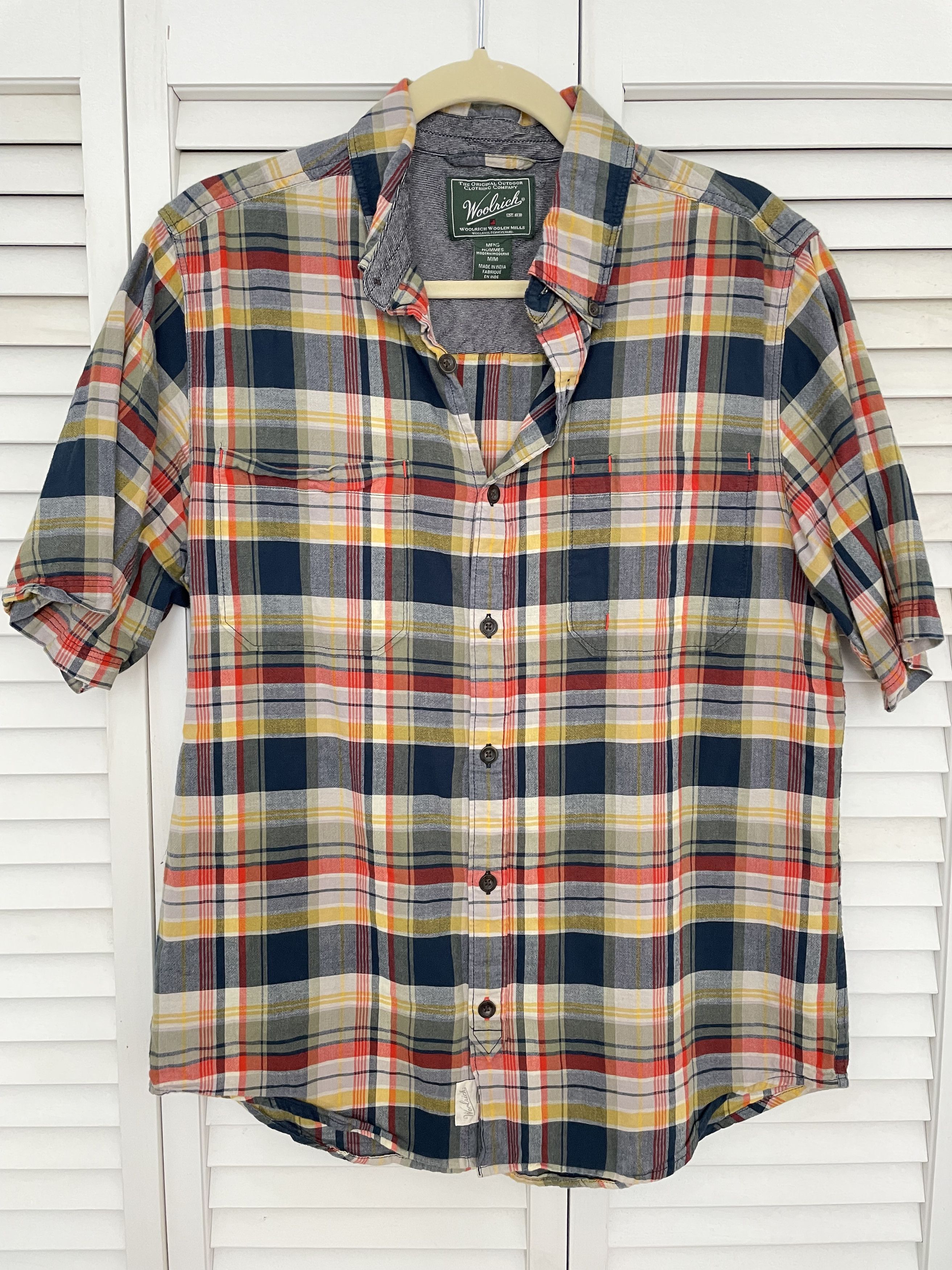 Woolrich Woolen Mills Woolrich Plaid Short Sleeve Button Up Size US M / EU 48-50 / 2 - 1 Thumbnail