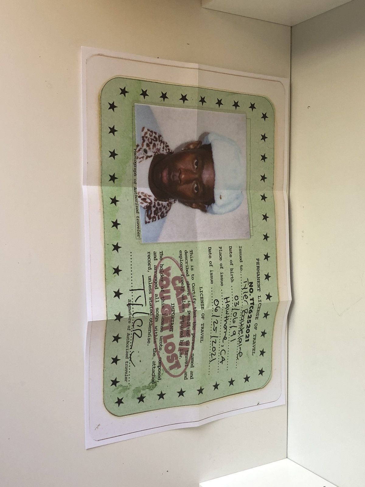 Golf Wang × Tyler The Creator Tyler, the Creator CMIYGL Star Stamp CD/Tee Box Set Large Size US L / EU 52-54 / 3 - 6 Thumbnail