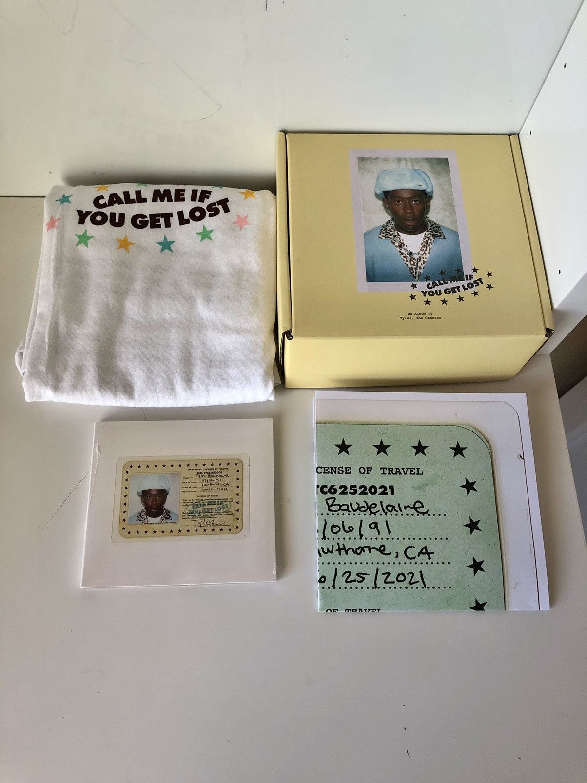 Golf Wang × Tyler The Creator Tyler, the Creator CMIYGL Star Stamp CD/Tee Box Set Large Size US L / EU 52-54 / 3 - 1 Thumbnail