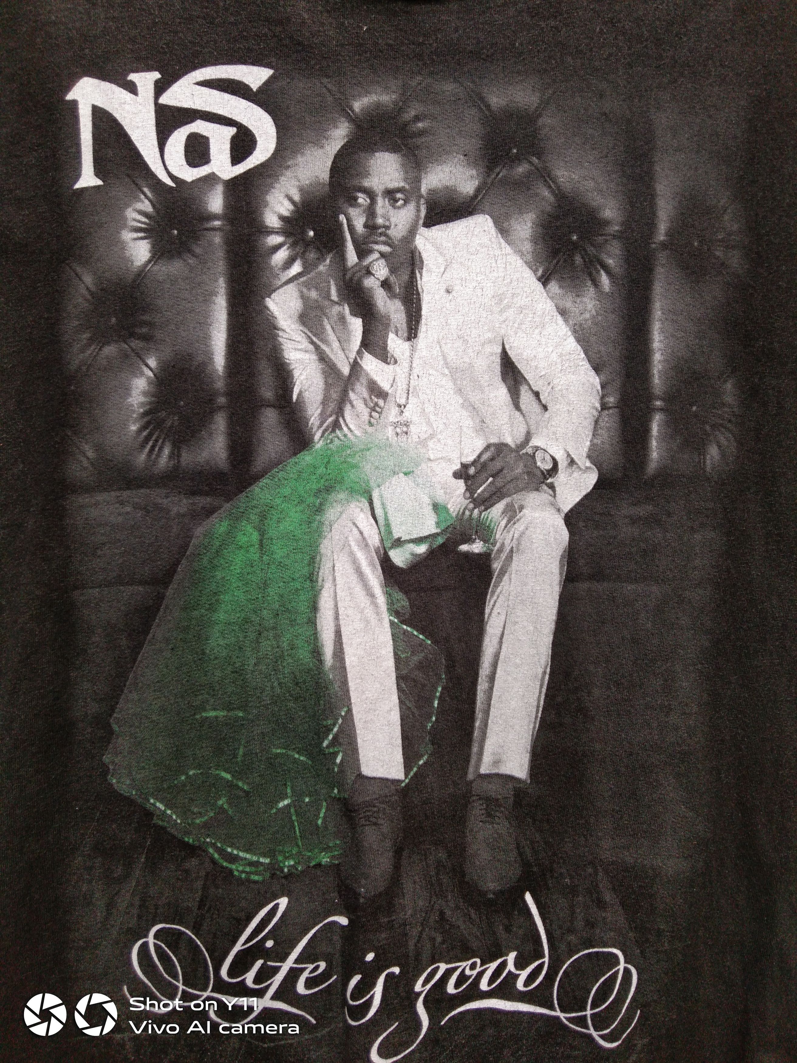 NAS LIFE IS GOOD Tシャツ RAP TEES QB NAS LIFE IS GOOD Tシャツ RAP TEES QB Nas - Life Is Good (T-Shirt