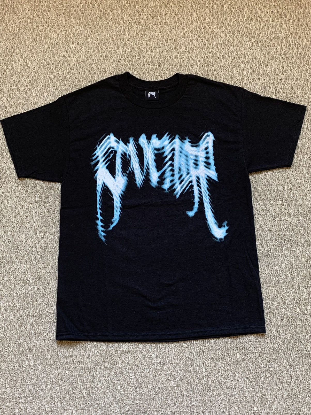 Revenge REVENGE X OWSLA X SKRILLEX BLACK/RED LOGO TEE (LARGE