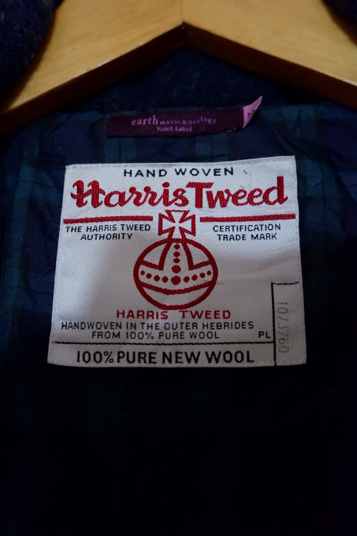 Harris Tweed Vintage Harris Tweed Wool Padded Jacket Size US M / EU 48-50 / 2 - 7 Thumbnail