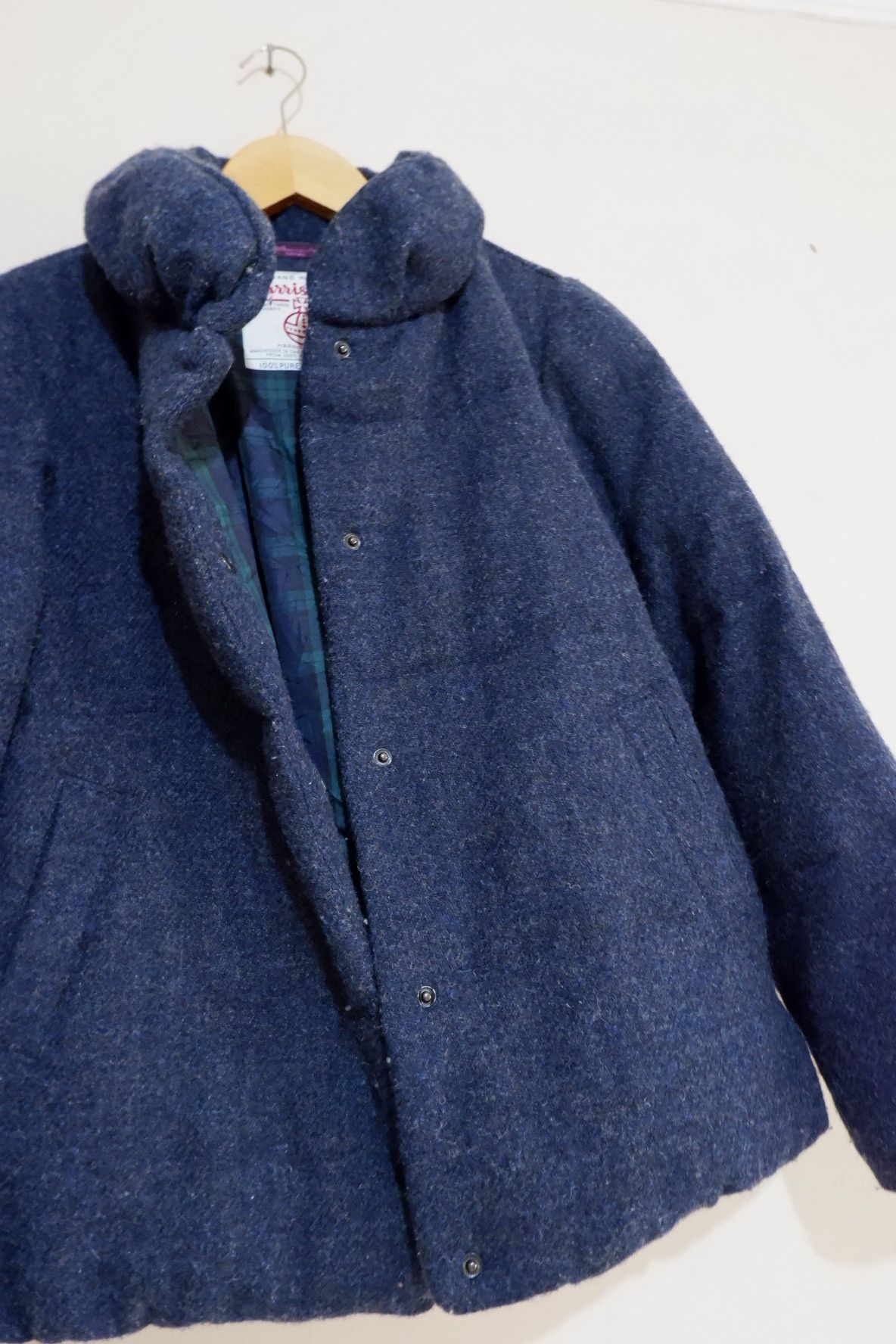 Harris Tweed Vintage Harris Tweed Wool Padded Jacket Size US M / EU 48-50 / 2 - 5 Thumbnail