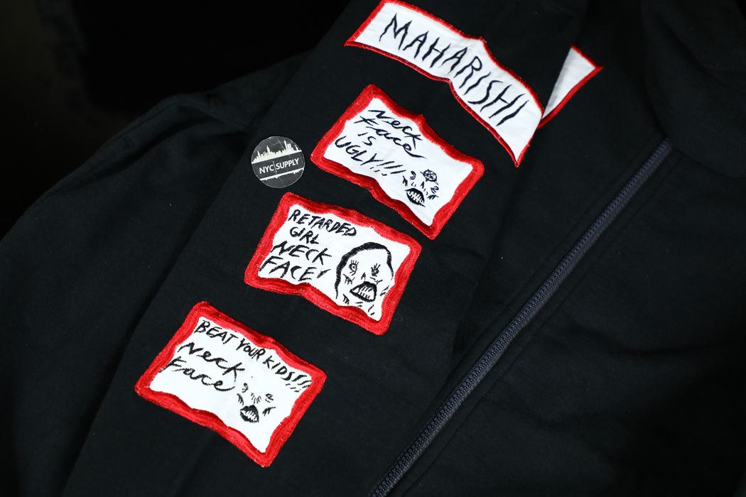 Neckface Neck Face x Maharishi Zip Patch Sweater Limited Edition 50 ...