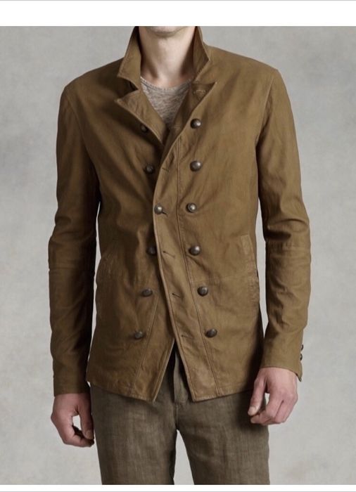 John Varvatos Washed Goat suede jacket 50 | Grailed