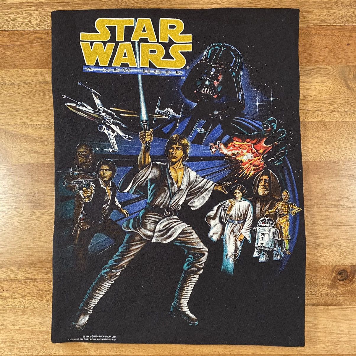 Star Wars × Vintage Vintage 1994 Star Wars A New Hope shirt | Grailed