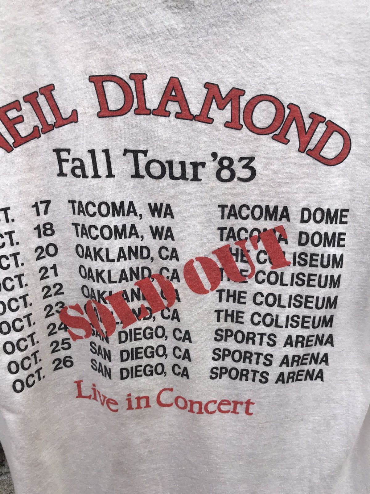 Band Tees 💥Band Tee💥Vintage Neil Diamond .. Size US S / EU 44-46 / 1 - 8 Thumbnail