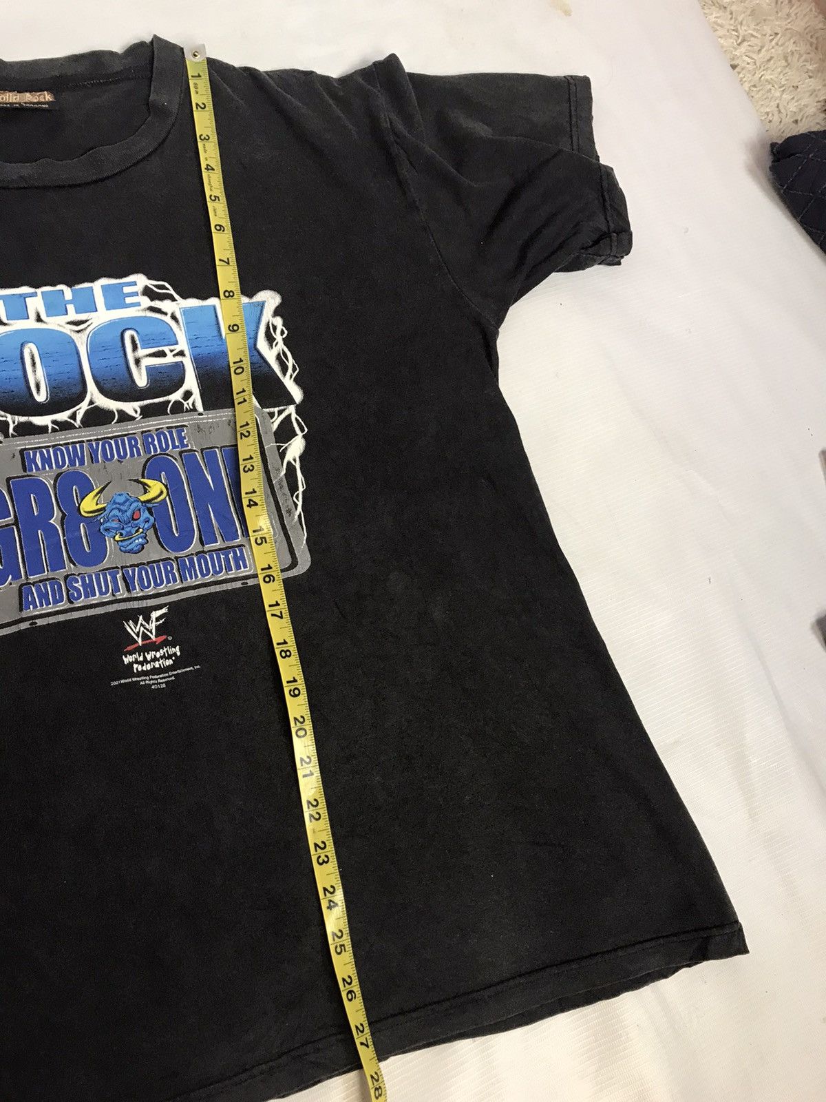 Vintage × WWE Vintage WWE The Rock world Wrestling Federstion T-Shirt Size US L / EU 52-54 / 3 - 11 Thumbnail