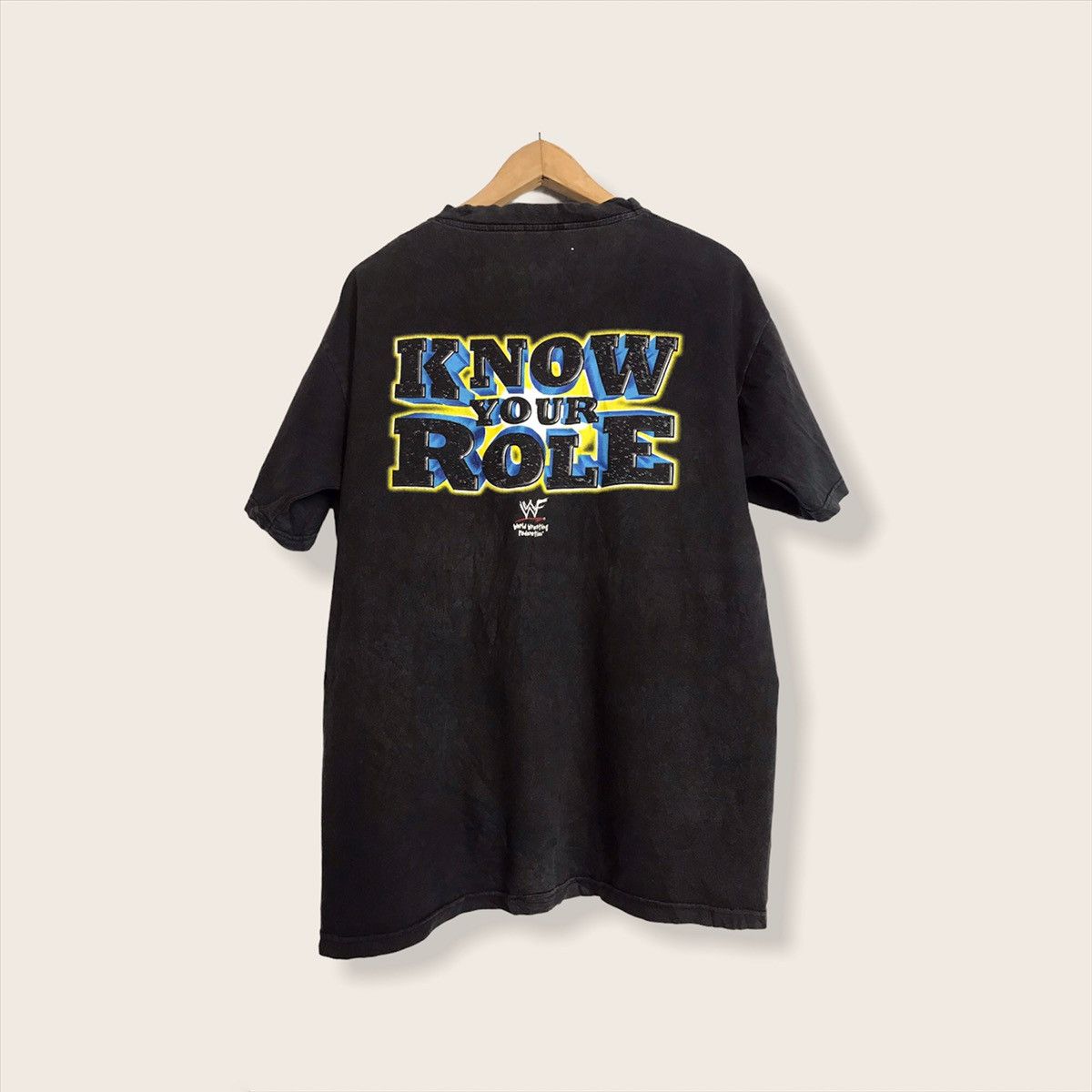 Vintage × WWE Vintage WWE The Rock world Wrestling Federstion T-Shirt Size US L / EU 52-54 / 3 - 2 Thumbnail