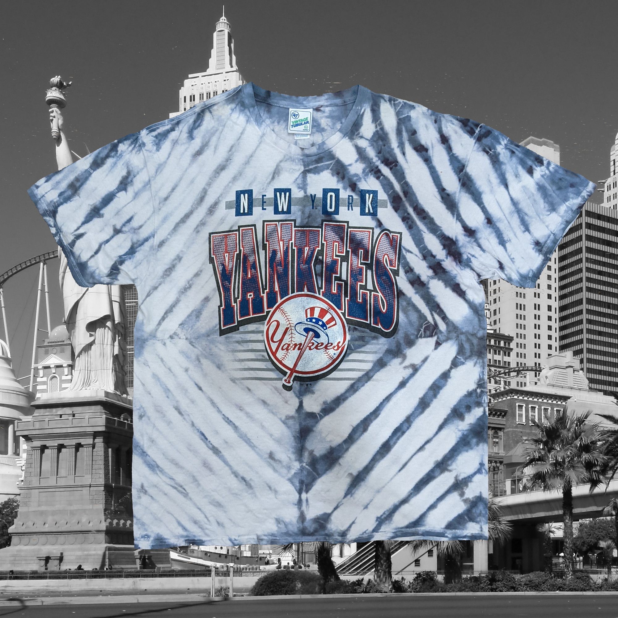 Tie Dye Yankees Shirt VINTAGE MLB TIE DYE NEW YORK NY YANKEES TEE
