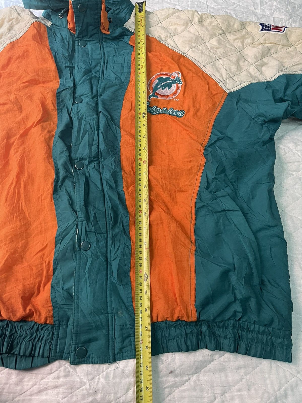NFL Vintage NFL Starter Jacket Big Logo Dolphin Size US XL / EU 56 / 4 - 4 Thumbnail