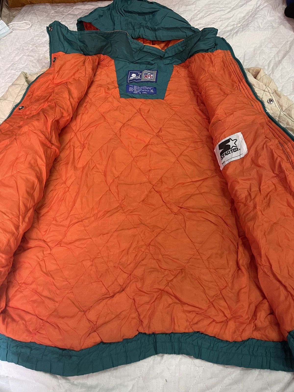 NFL Vintage NFL Starter Jacket Big Logo Dolphin Size US XL / EU 56 / 4 - 6 Thumbnail