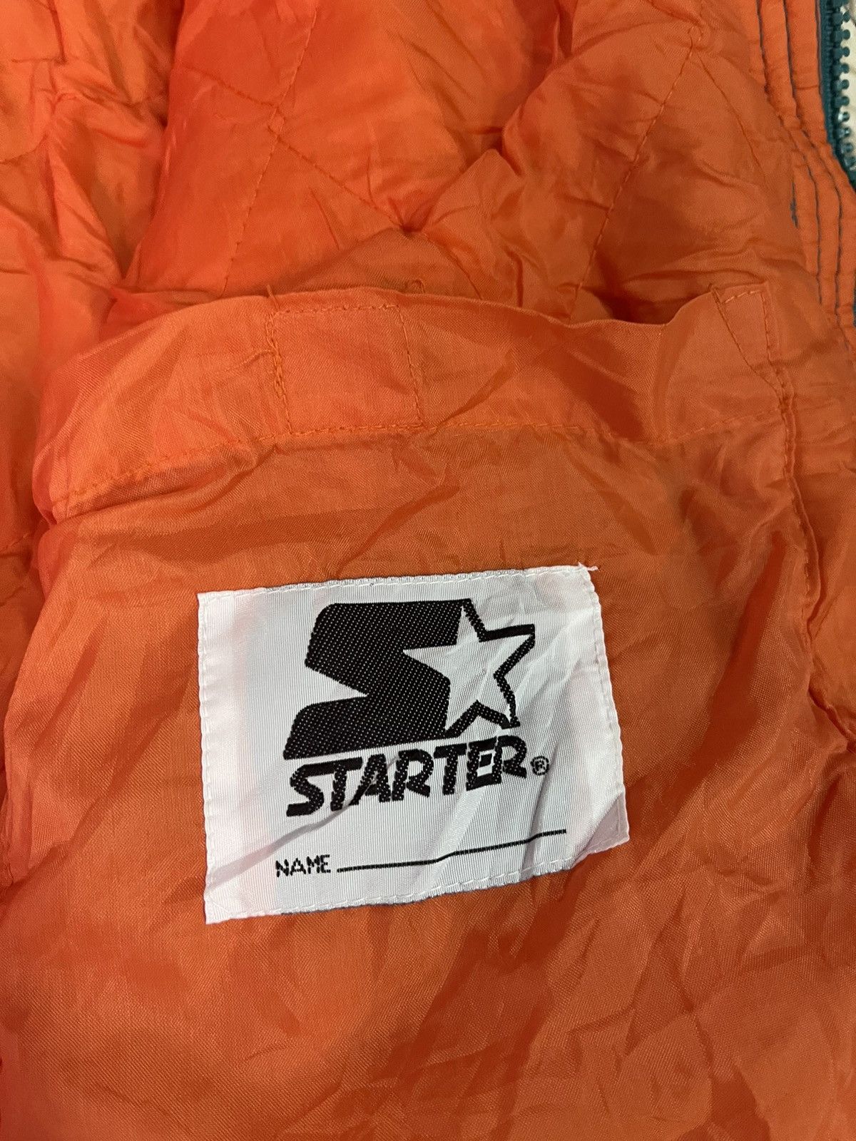 NFL Vintage NFL Starter Jacket Big Logo Dolphin Size US XL / EU 56 / 4 - 8 Thumbnail