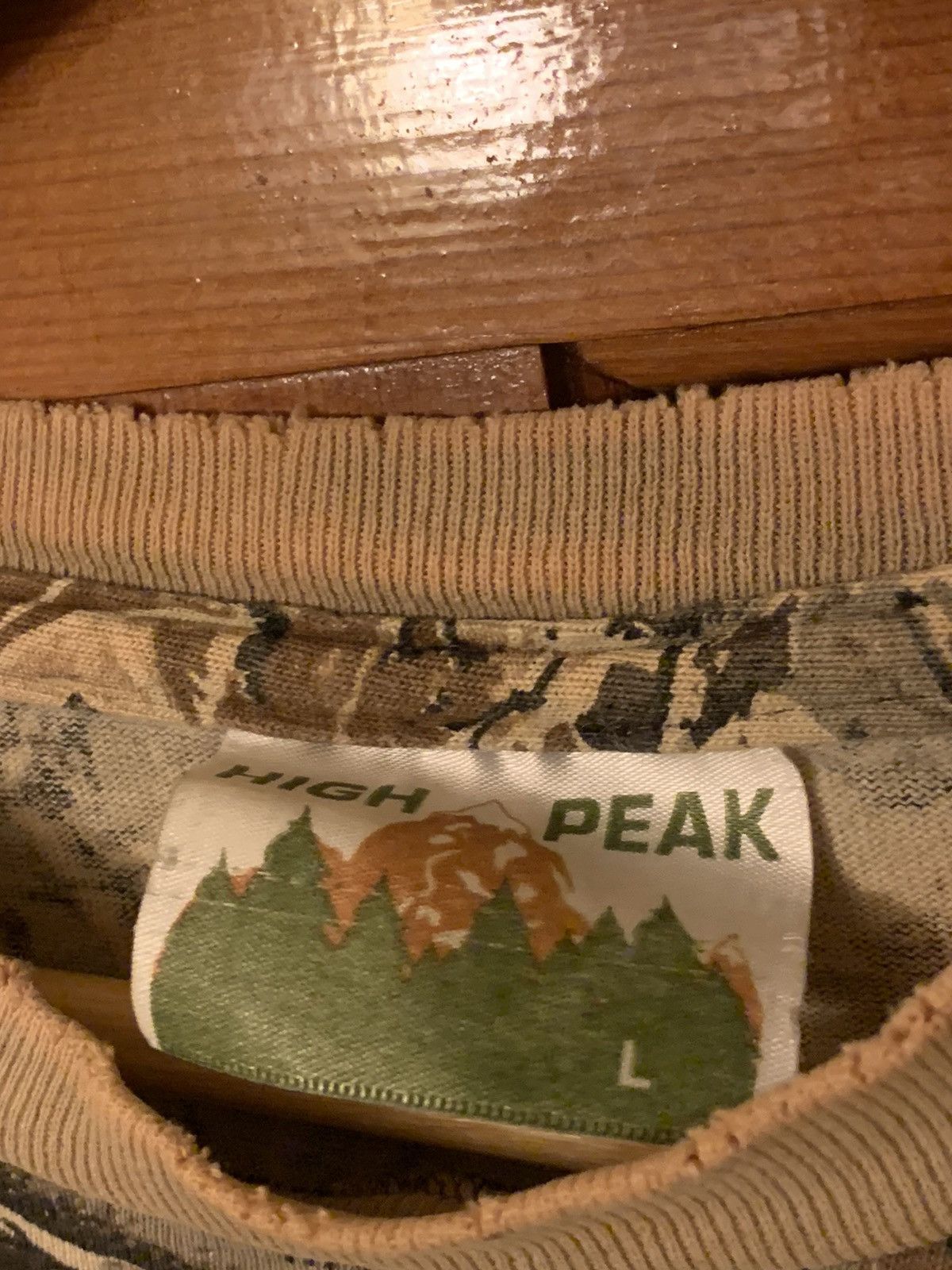 Other × Vintage *RARE* Vintage High Peak Camo T-Shirt - Large Size US L / EU 52-54 / 3 - 4 Thumbnail