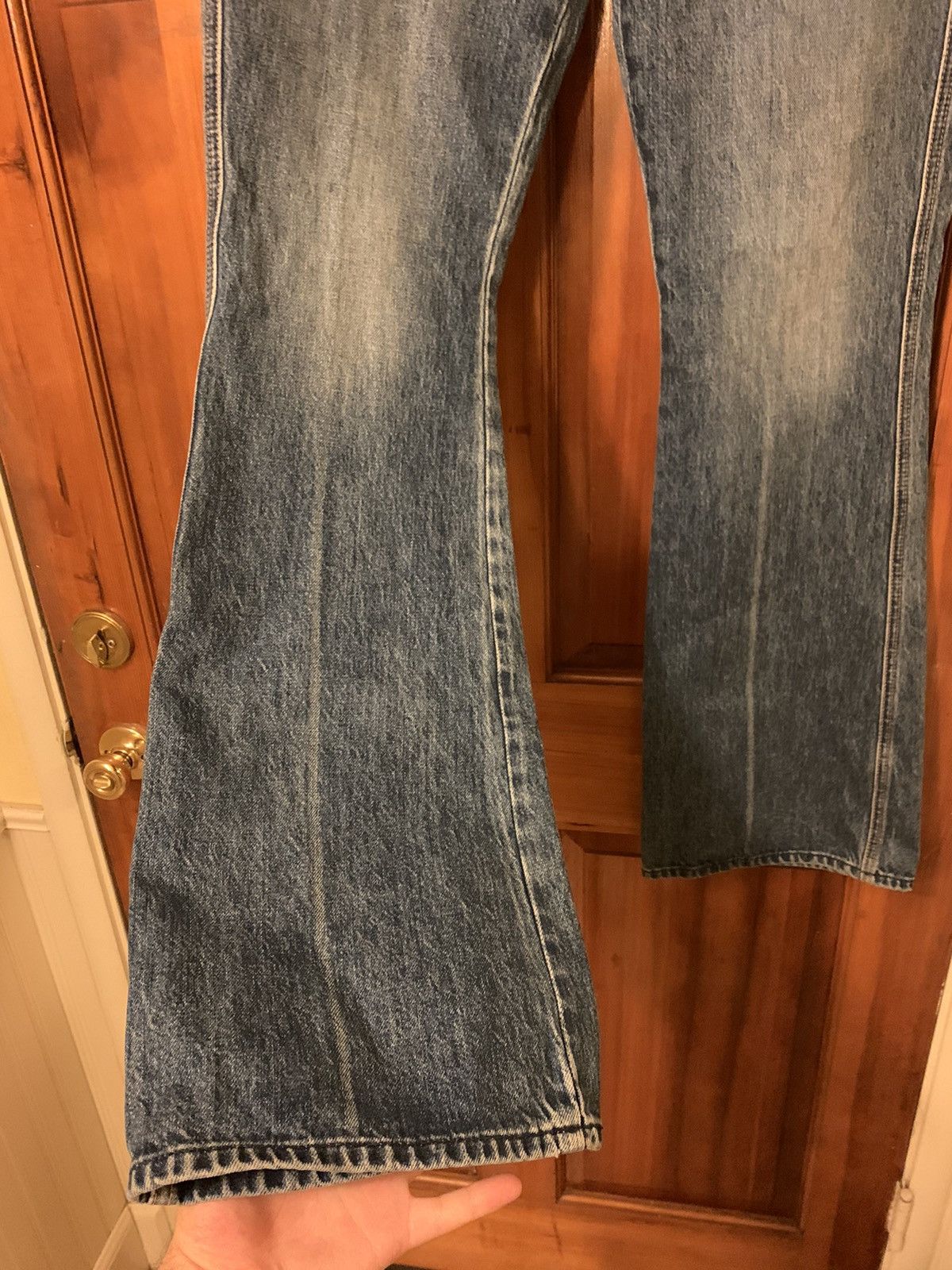 7 For All Mankind × Designer *RARE* New 7 For All Mankind Flared Denim Jeans - 31 Size US 31 - 4 Thumbnail