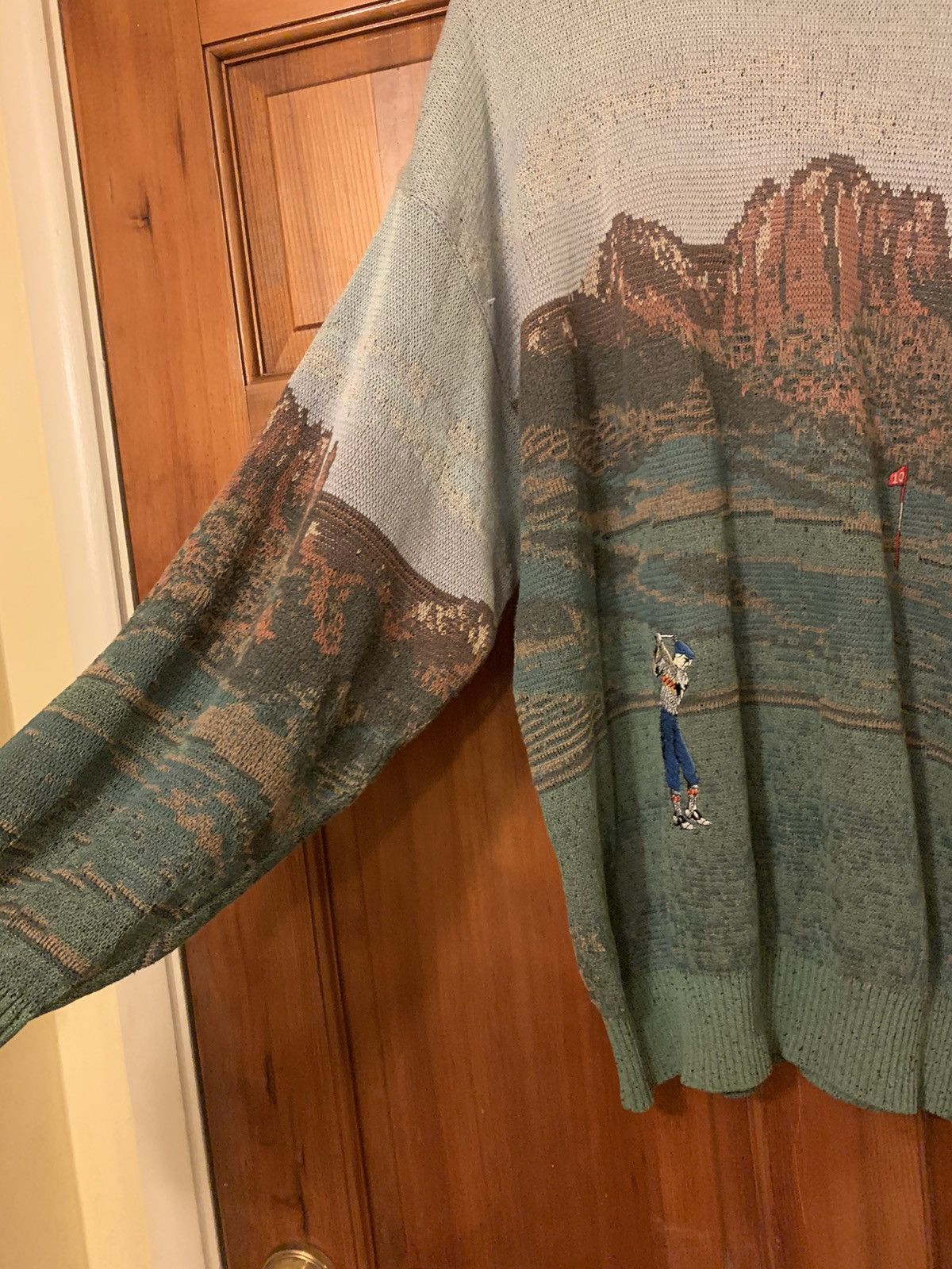 St. Croix × Vintage *RARE* Vintage St. Croix USA Made Knit Golf Sweater - Large Size US L / EU 52-54 / 3 - 4 Thumbnail
