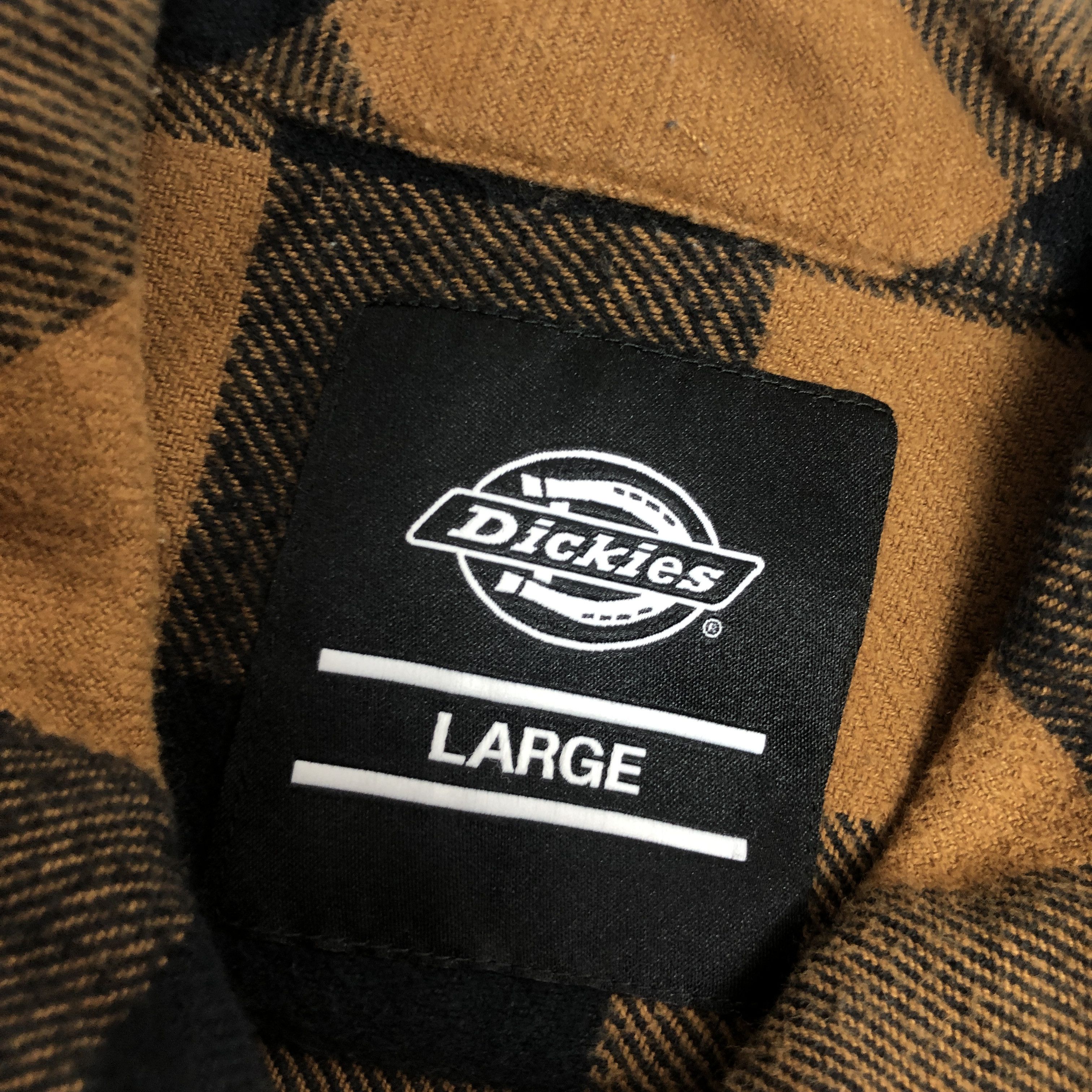 Dickies Vintage Flannel Shirt Workwear Button Up Orange Large Size US L / EU 52-54 / 3 - 4 Thumbnail
