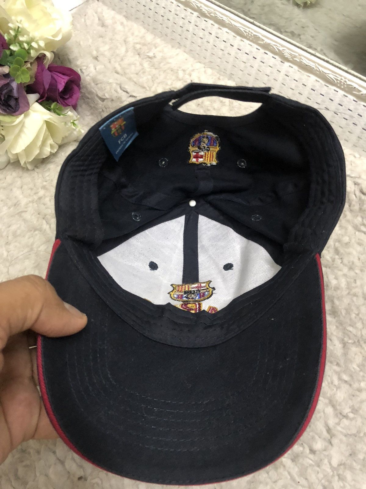 Vintage BARCA FC CAP TRAVIS SCOTT STYLE Size ONE SIZE - 4 Thumbnail