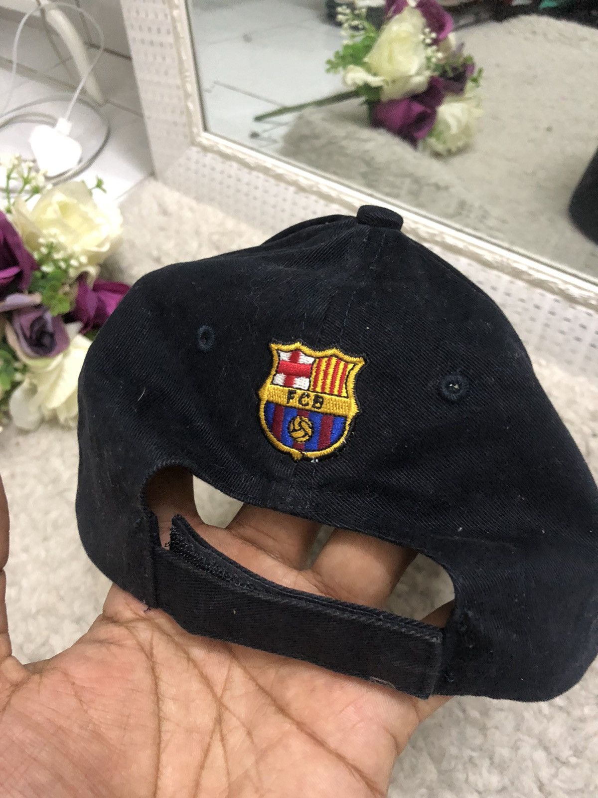 Vintage BARCA FC CAP TRAVIS SCOTT STYLE Size ONE SIZE - 3 Thumbnail