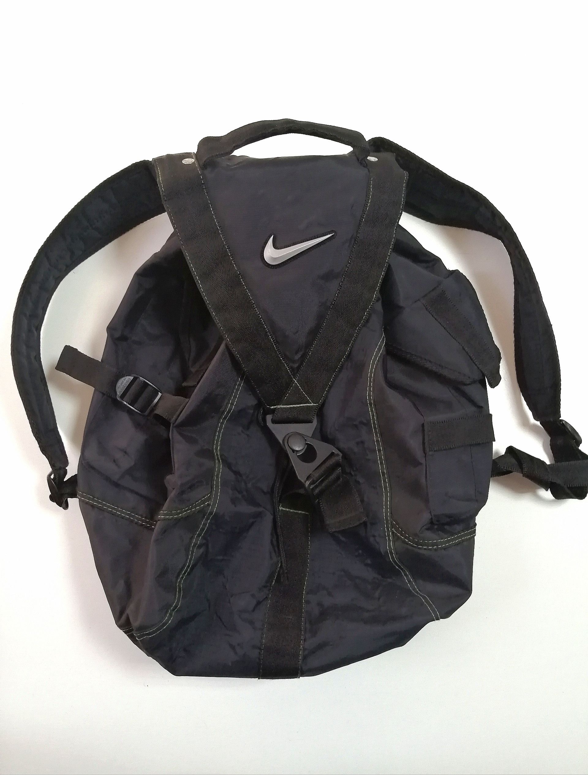 Nike Nylon Parachute Backpack Nike Backpack Vintage 1990s NIKE