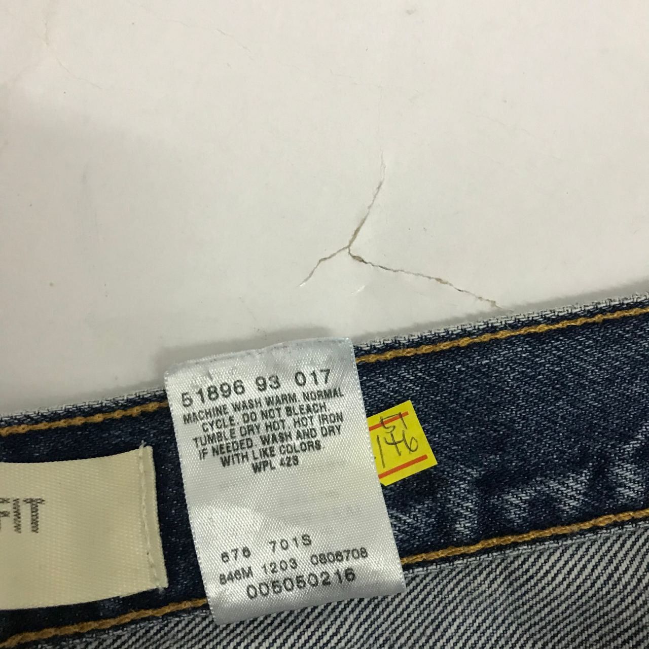 Levi's Vintage Clothing 🔥 Vintage Levi's 505 Regular Fit Striped Design Jeans Size US 34 / EU 50 - 11 Thumbnail