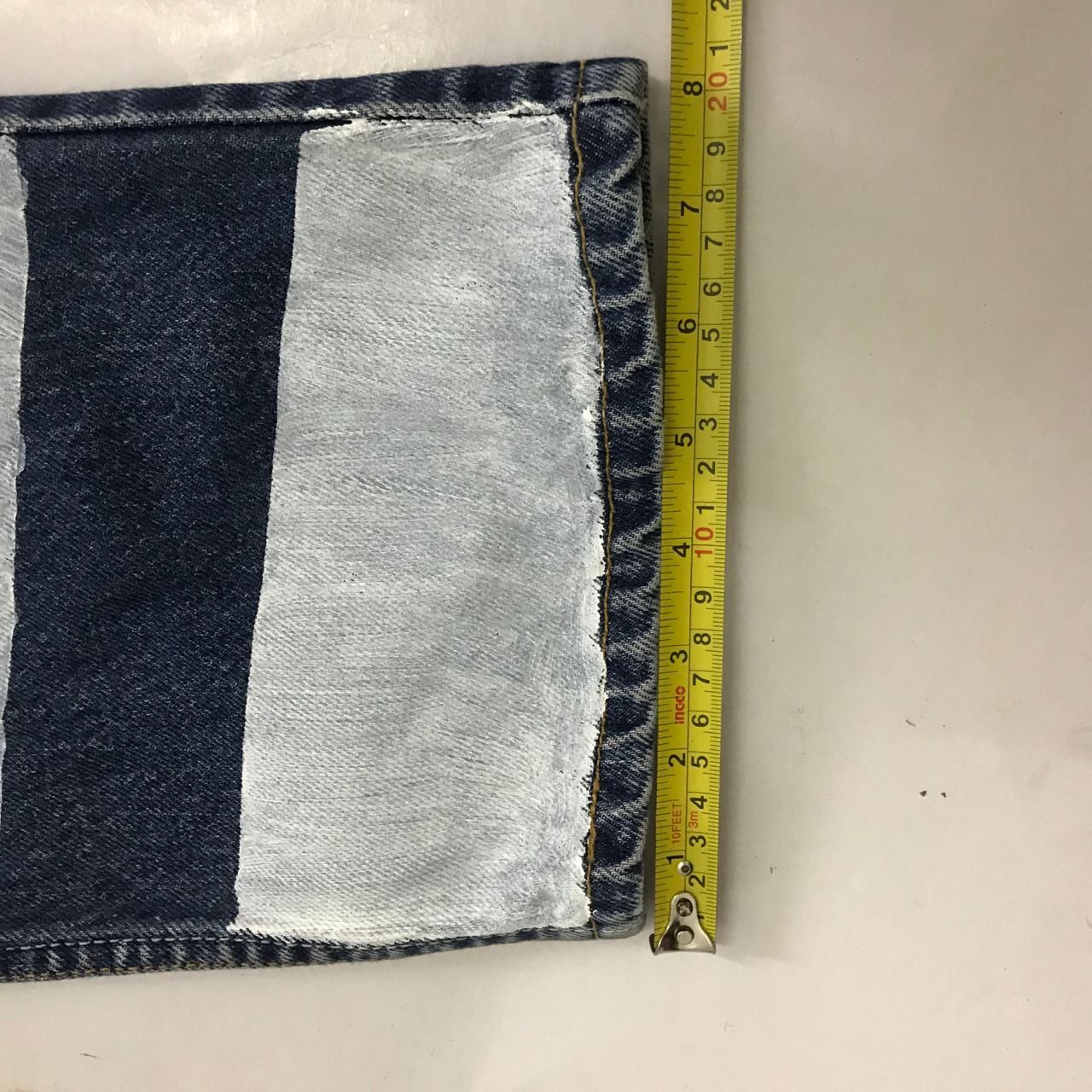 Levi's Vintage Clothing 🔥 Vintage Levi's 505 Regular Fit Striped Design Jeans Size US 34 / EU 50 - 9 Thumbnail