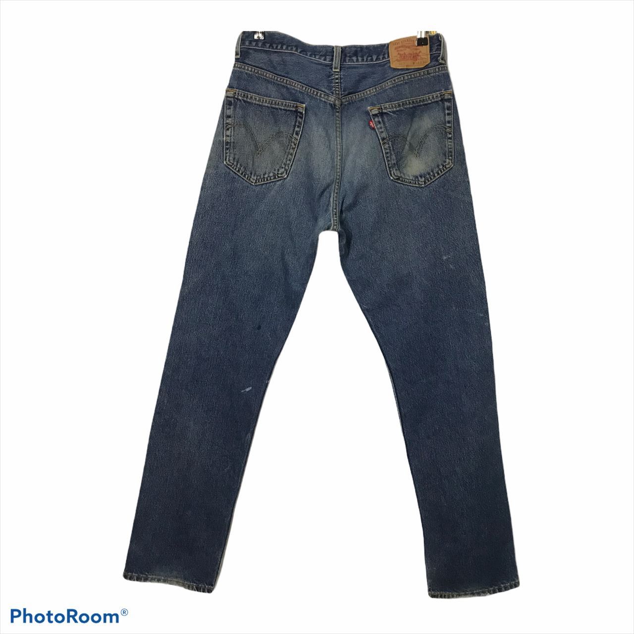 Levi's Vintage Clothing 🔥 Vintage Levi's 505 Regular Fit Striped Design Jeans Size US 34 / EU 50 - 2 Thumbnail