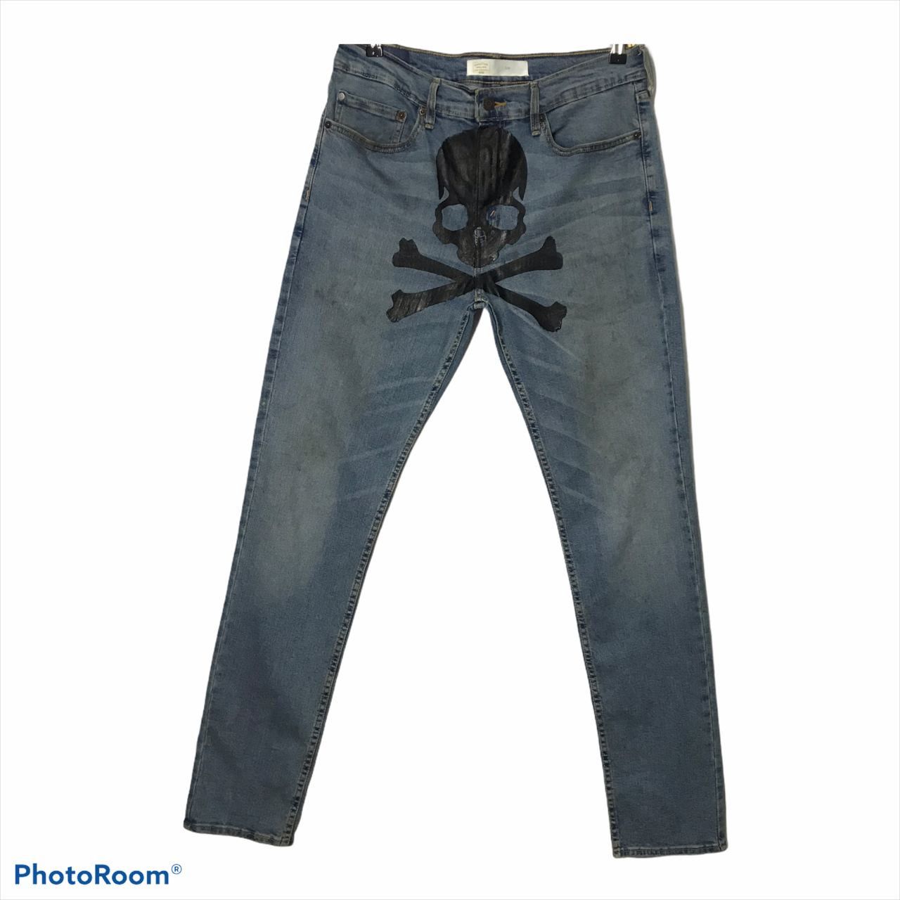 Designer × Levi's 🔥Vtg Levi's GOLD Slim Signature x Mastermind Logo Jeans Size US 36 / EU 52 - 1 Thumbnail