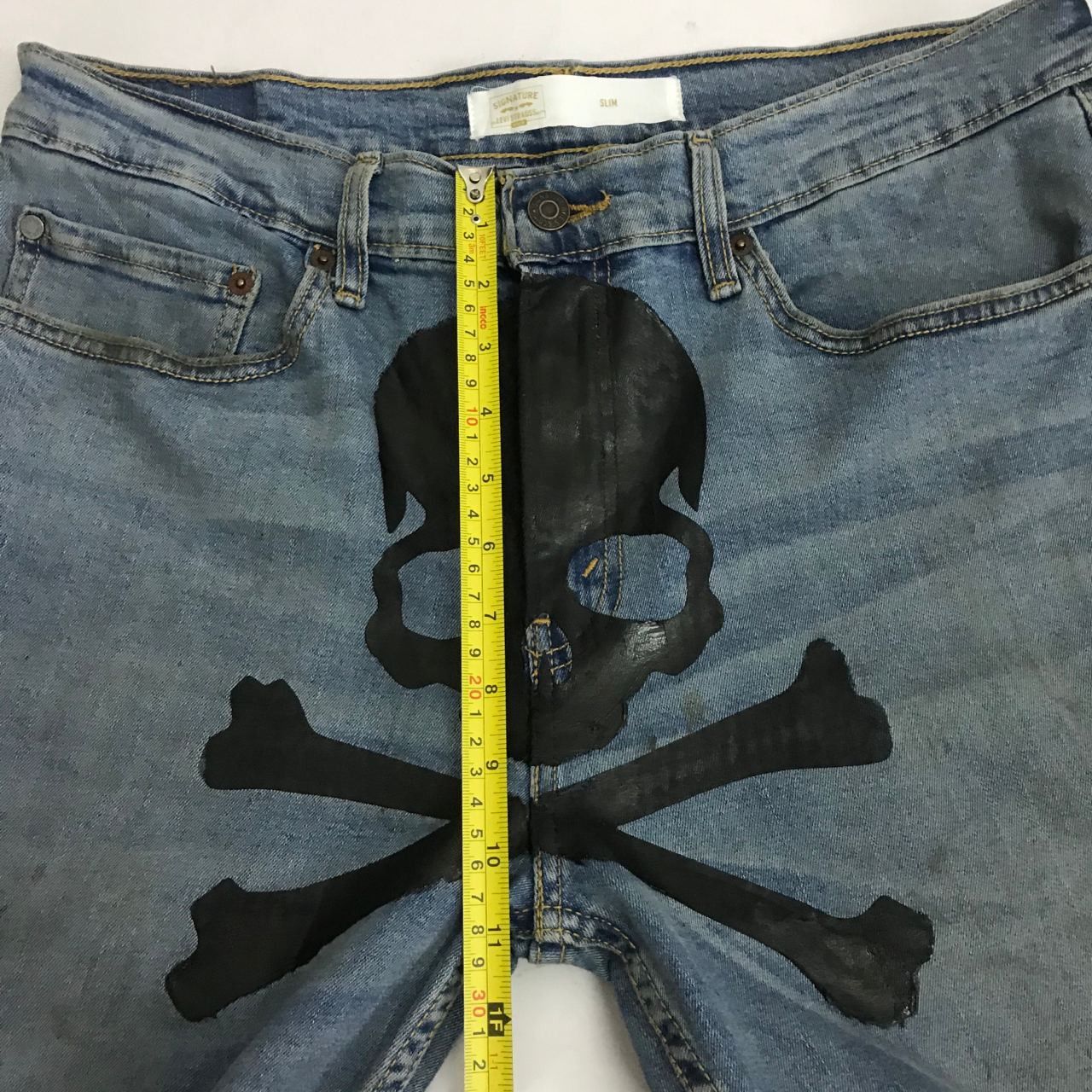 Designer × Levi's 🔥Vtg Levi's GOLD Slim Signature x Mastermind Logo Jeans Size US 36 / EU 52 - 7 Thumbnail