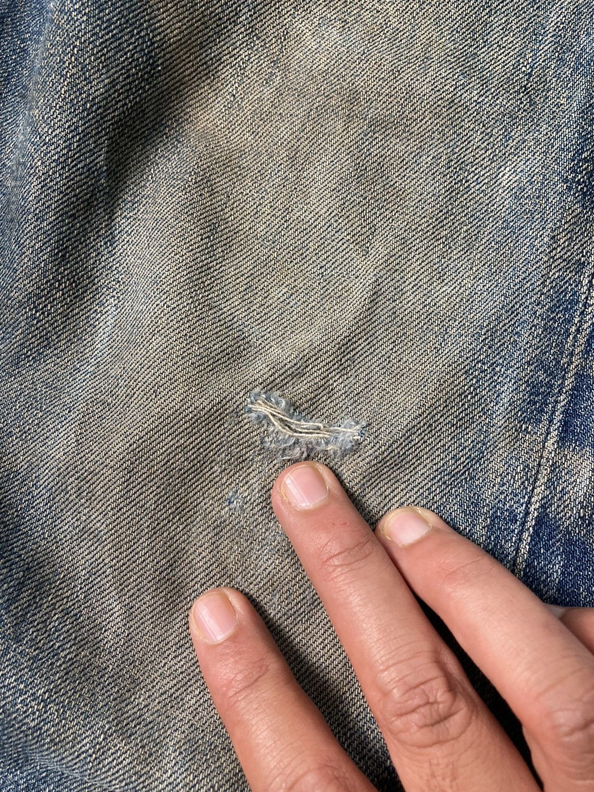Lee Lee Sanforized Disstressed Denim Size US 30 / EU 46 - 8 Thumbnail