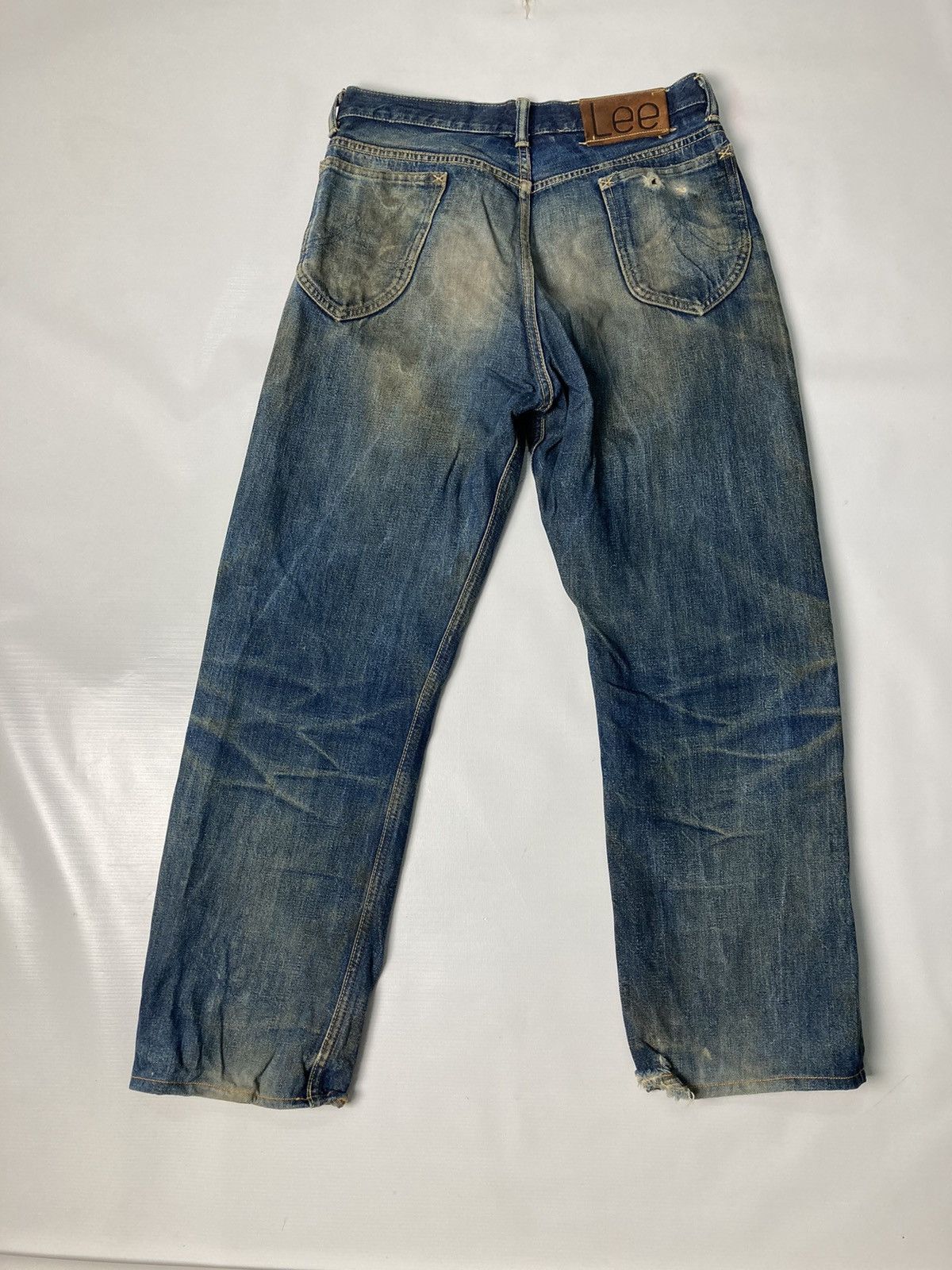 Lee Lee Sanforized Disstressed Denim Size US 30 / EU 46 - 2 Thumbnail