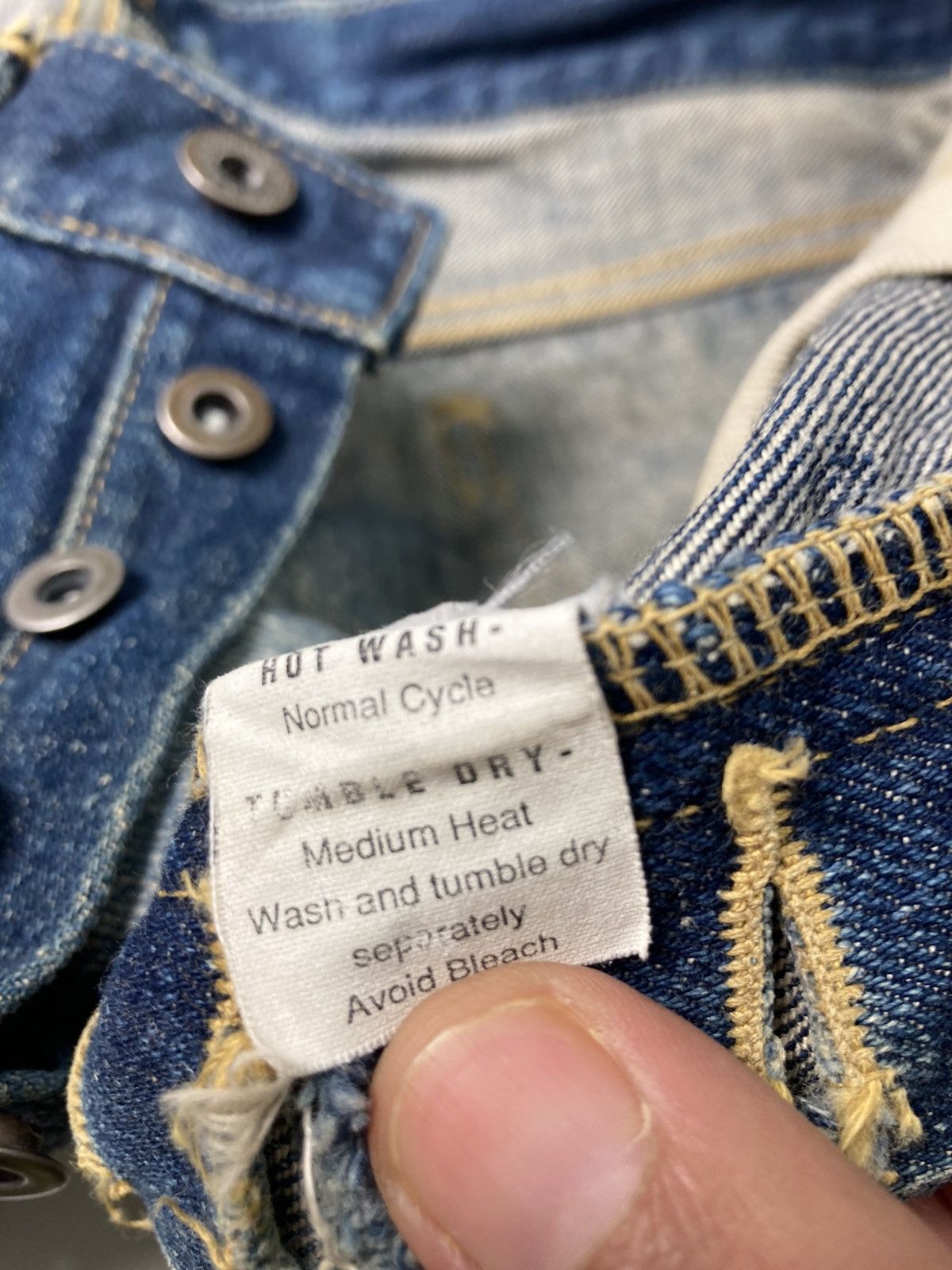 Lee Lee Sanforized Disstressed Denim Size US 30 / EU 46 - 6 Thumbnail
