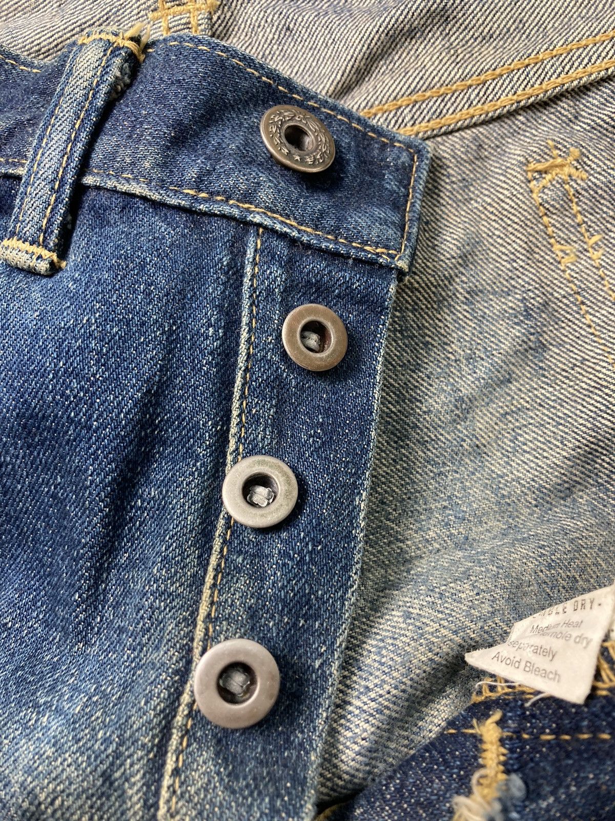 Lee Lee Sanforized Disstressed Denim Size US 30 / EU 46 - 5 Thumbnail